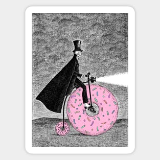 Donut Bicycle Sticker